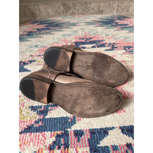 Frye Phillip Woven Leather Harness Boots 9 - Picture 8 of 10